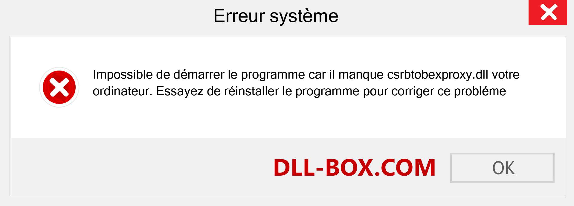 Le fichier csrbtobexproxy.dll est manquant ?. Télécharger pour Windows 7, 8, 10 - Correction de l'erreur manquante csrbtobexproxy dll sur Windows, photos, images